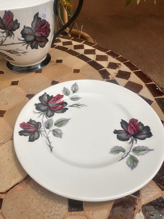 Service à thé vintage Royal Albert « Masquerade » – Porcelaine fine d’Angleterre